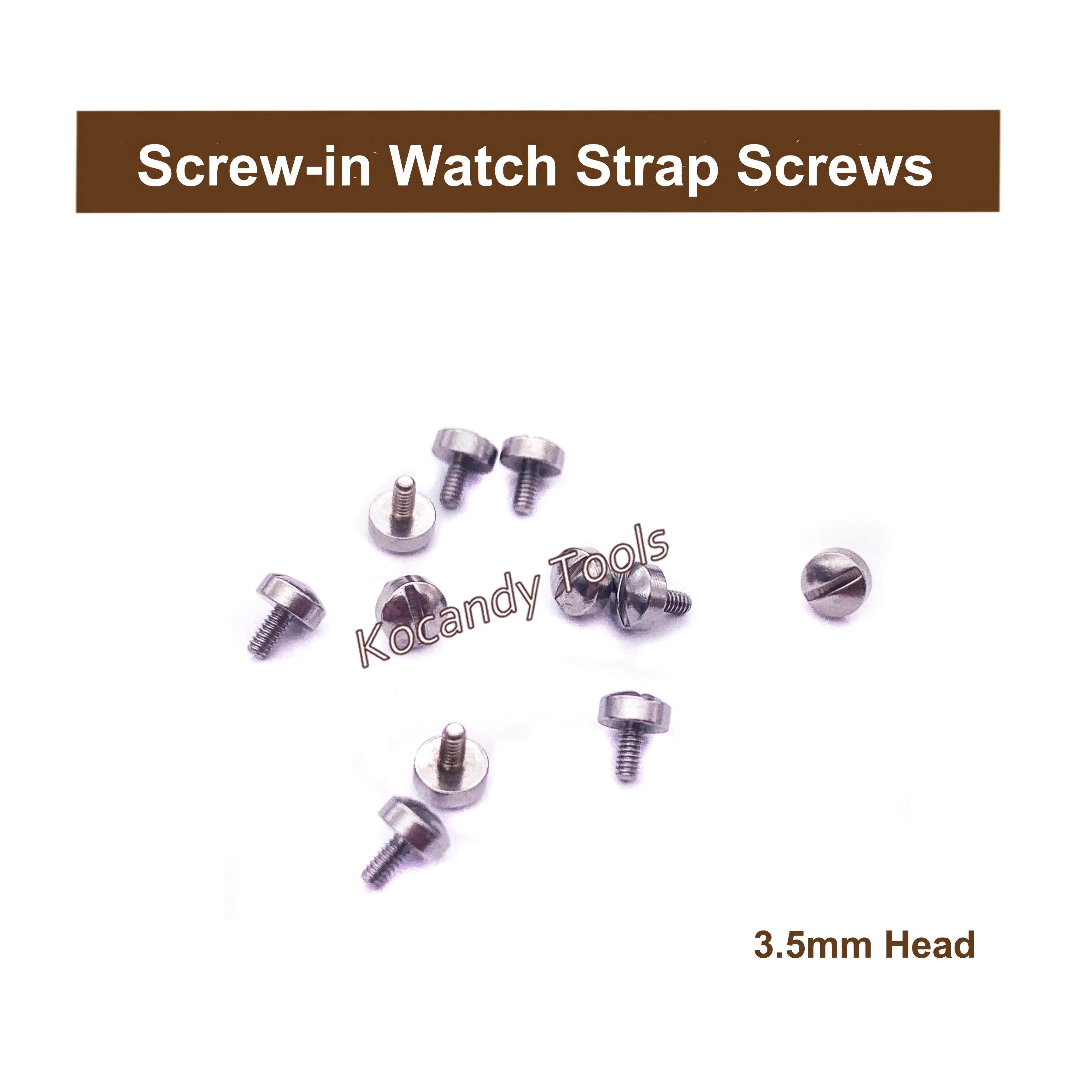 Screw-in Watch Strap Link Tube Rod Lug Stem Watch Screw for Watchmaker Repair Tool Kits