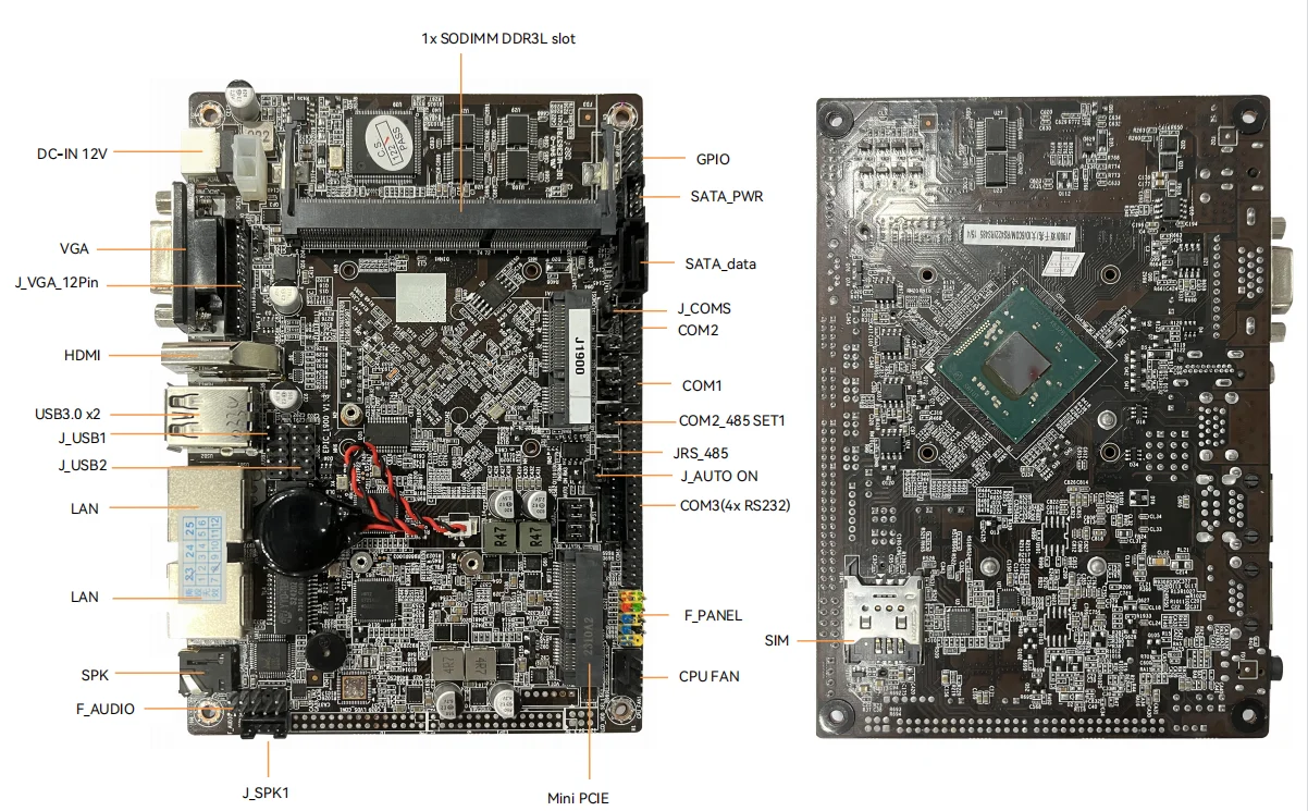 Elevate your workspace with the XCY Intel Core i7 Mini PC - 2 LAN, 6 RS232, 4 USB, HDMI, VGA, WiFi. Your versatile solution for embedded industrial computing on Windows and Linux platforms. Description Image.This Product Can Be Found With The Tag Names I7 4500u mini pc windows, Industrial mini pc core i7, Mini industrial computer i7, Mini pc intel core i7 4500u