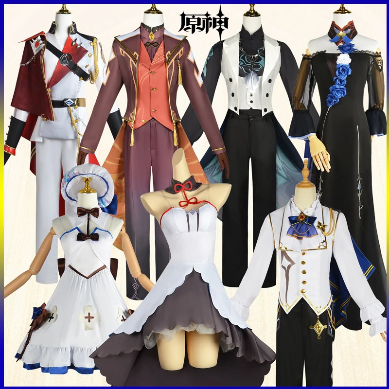 

Genshin Zhongli Xiao Eula Tartaglla Cosplay Genshin Impact Concert Cosplay Costume Dress Wig Outfits Anime Game Costumes Latest