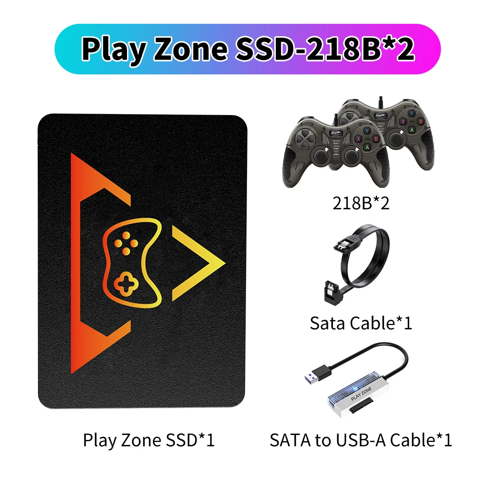 Playzone 1T Gaming SSD With 16191 Retro/AAA Games Game Console For
