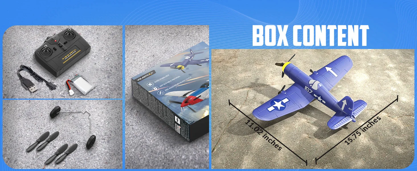Volantexrc f4u corsair rc flygplan jaktplan epp skumglidflygplan_voghion.com