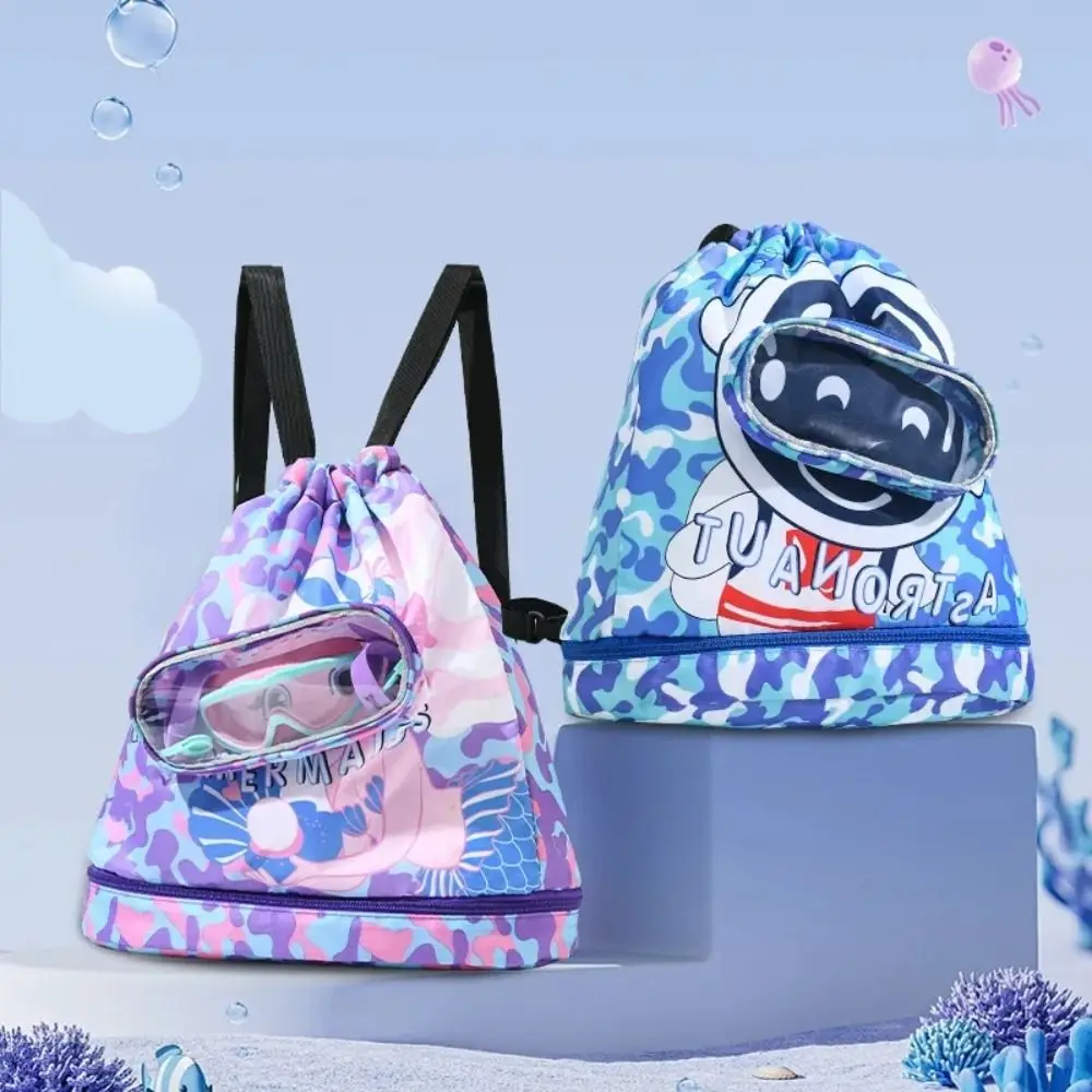 Swimming Bag Waterproof Children's for Beach with Shoe Compartment