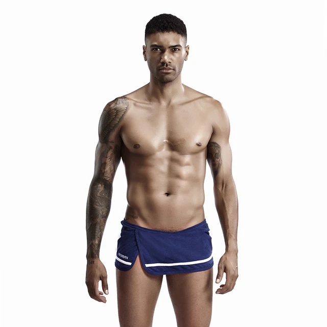 Men's Underwear Low Waist Sexy Personality Comfortable Home Boxer Pajama  Pants Fashion Trend Apron Style Shorts For Men Boy - Boxers - AliExpress