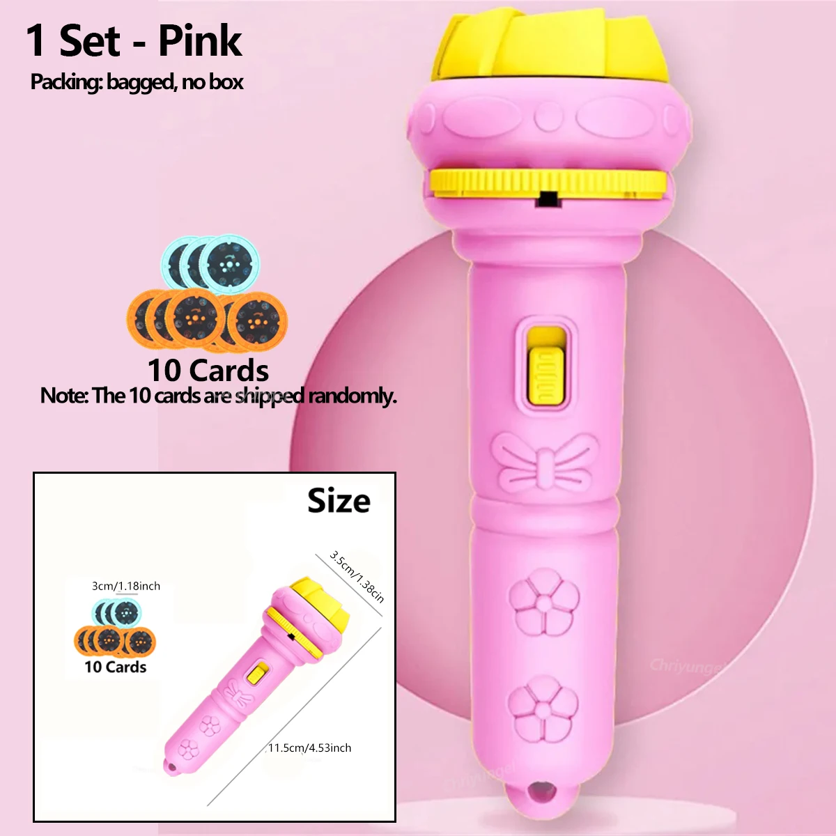 Lanterna de projetor para crianças, 10 cartões, 80 padrões, brinquedos para dormir, luz de desenho animado, brinquedo educacional, presente para crianças pequenas, meninos e meninas