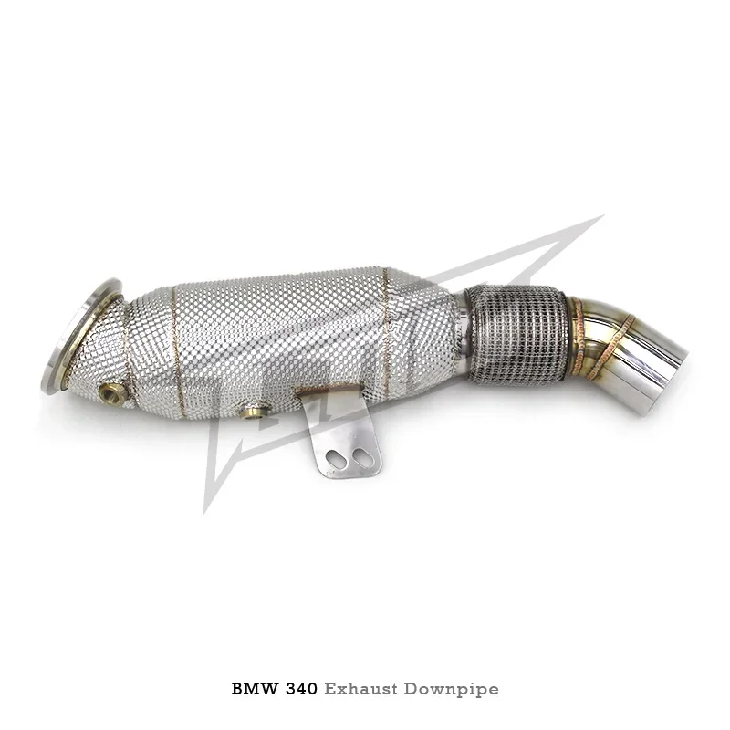 Head Section High flow Pipes branch downpipe Exhaust Pipe with catalyst For BMW TH3 340/340i B58 3.0T