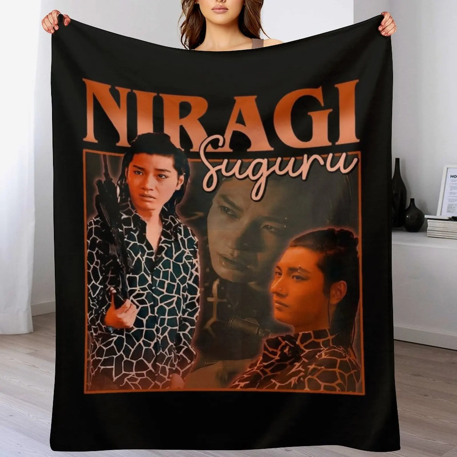 Niragi Alice In Borderland Throw Blanket valentine gift ideas Flannels Blankets 4