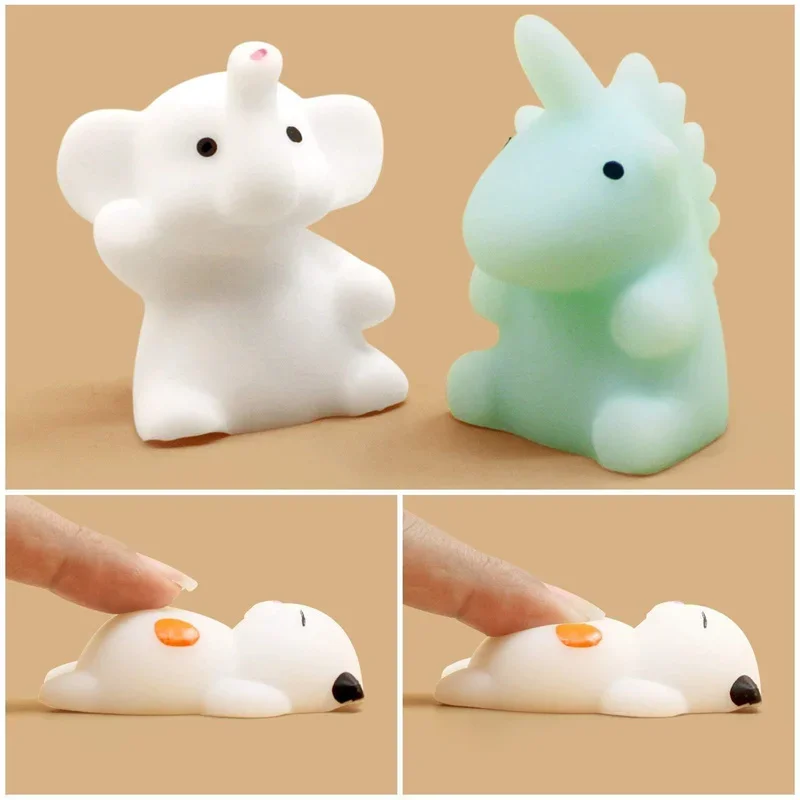 Stress Relief Toys Mochi Squishy Toy 5/10/20PCS Mochi Squishies Kawaii Anima Squishy Toys for Kids Antistress Squeeze Party Favors Stress Relief Toys for Birthday