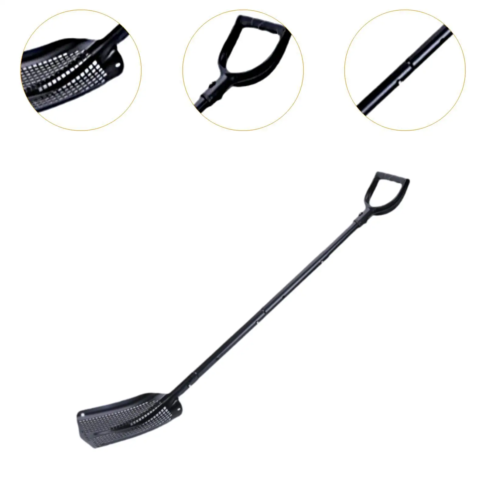 Sifting Shovel Easy to Use Lightweight Portable Garden Sieve Soil Shovel Sand and Gravel Filter Shovel Agricultural Tool