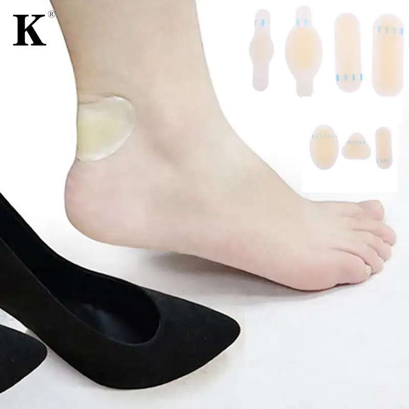 Foot Dressing Heel Tape Anti-Wear Bandage 5pcs Band-Aid Adhesive Hydrocolloid First Aid Kit Travel Outdoor Camp Emergency Kits