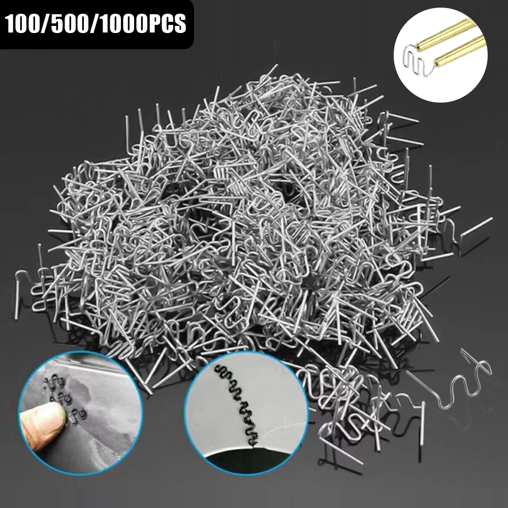 1000pcs Rozsdamentes Acél hotsale Tűzőgép staples Vkié autóipari Plasztikus anyag javító gépi Alakítható hegesztő gépi Sebtömő Behegesztés