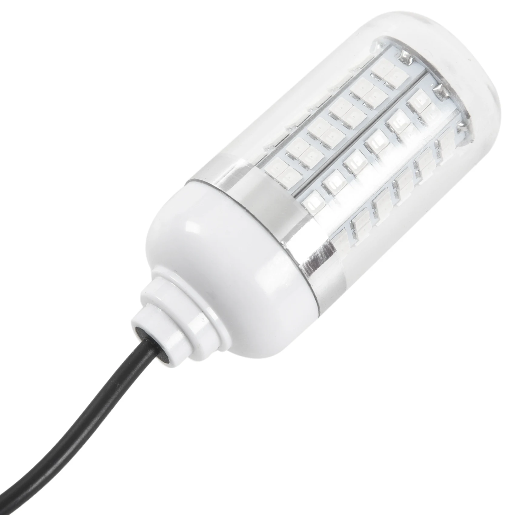 HLZS-4X 12V LED 녹색 수중 낚시등 크래피 쉐드 오징어 보트 낚시등