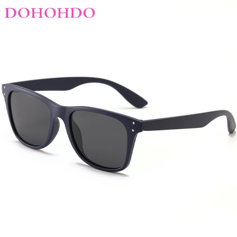 

DOHOHDO TR90 Cat Eye Polarized Men Sunglasses 2024 Women Fashion Rivet Black Coffee Frame Sun Glasses Luxury Brand Eyewear UV400