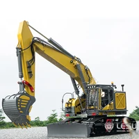 LESU ET35 RC Excavator 1/14 Hydraulic Metal Digger Heavy Duty Machine Remote Control Construction Vehicle Light System TH22746 1
