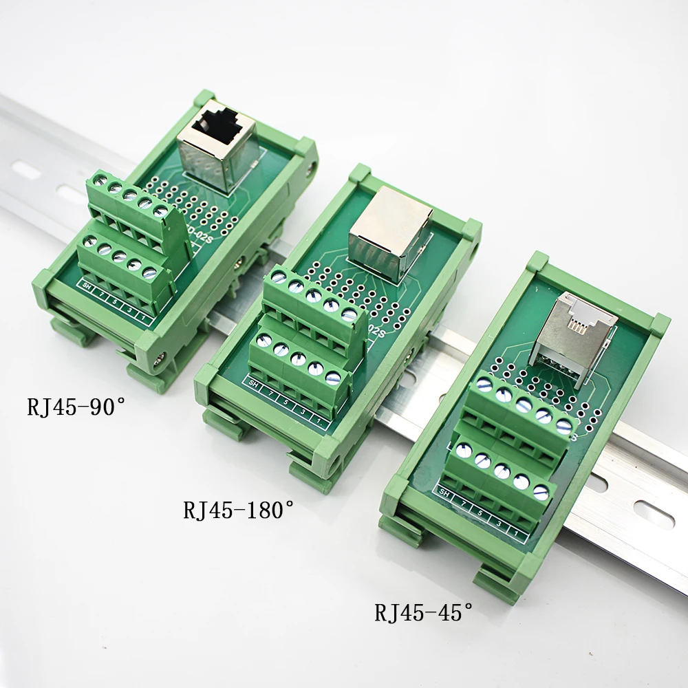 RJ45-female-to-terminal-block-RJ45-Horizantal-Breakout-board-RJ45 ...