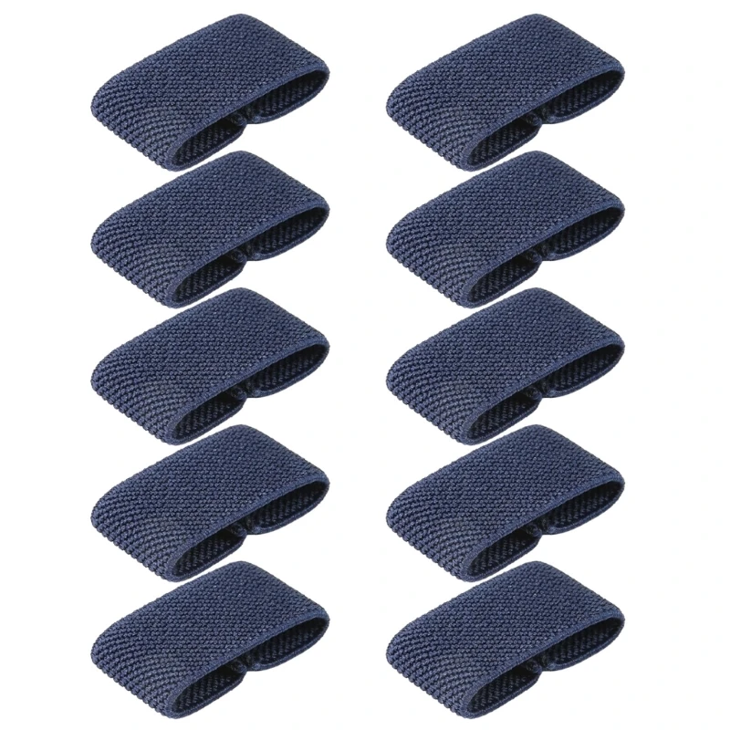 10-Pack Elastic Nylon Belt Loop Strap Holders