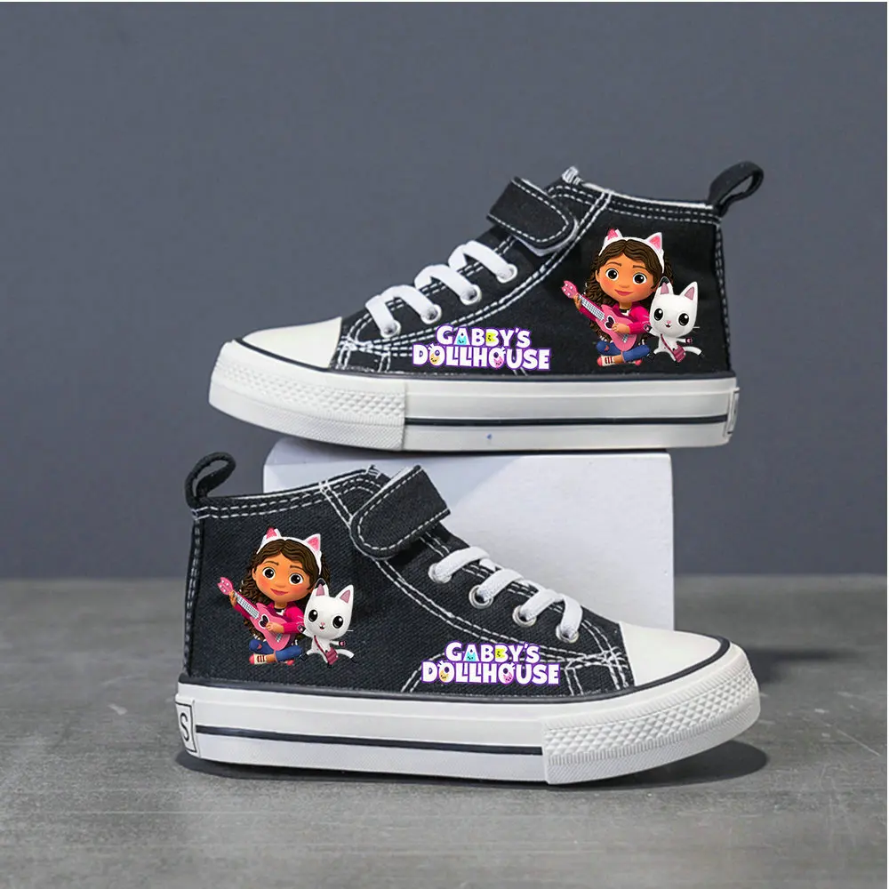 Children Gabby's Dollhouse Print Lovely Girl Casual Cartoon