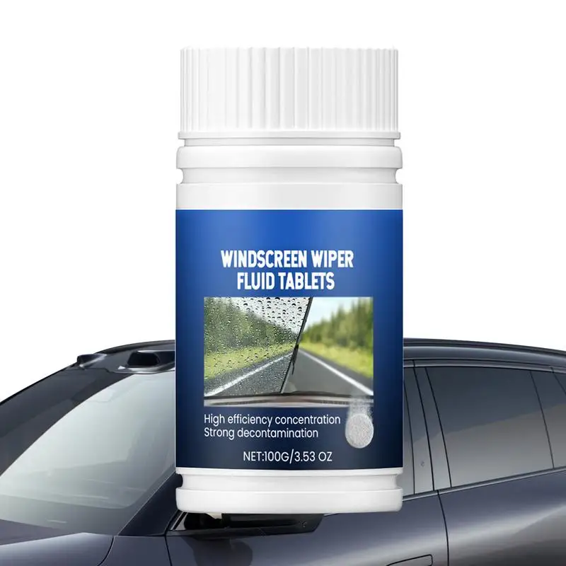 Wiper Glass Solid Cleaning Auto Glass Cleaner Long-Lasting Outdoor Window Cleaner Deep Cleaning For Auto Home