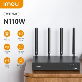 IMOU 10CH Wi-Fi Network Security System 8CH Wireless Recorder NVR Strong Metal Shell Conforms to ONVIF Standards 1