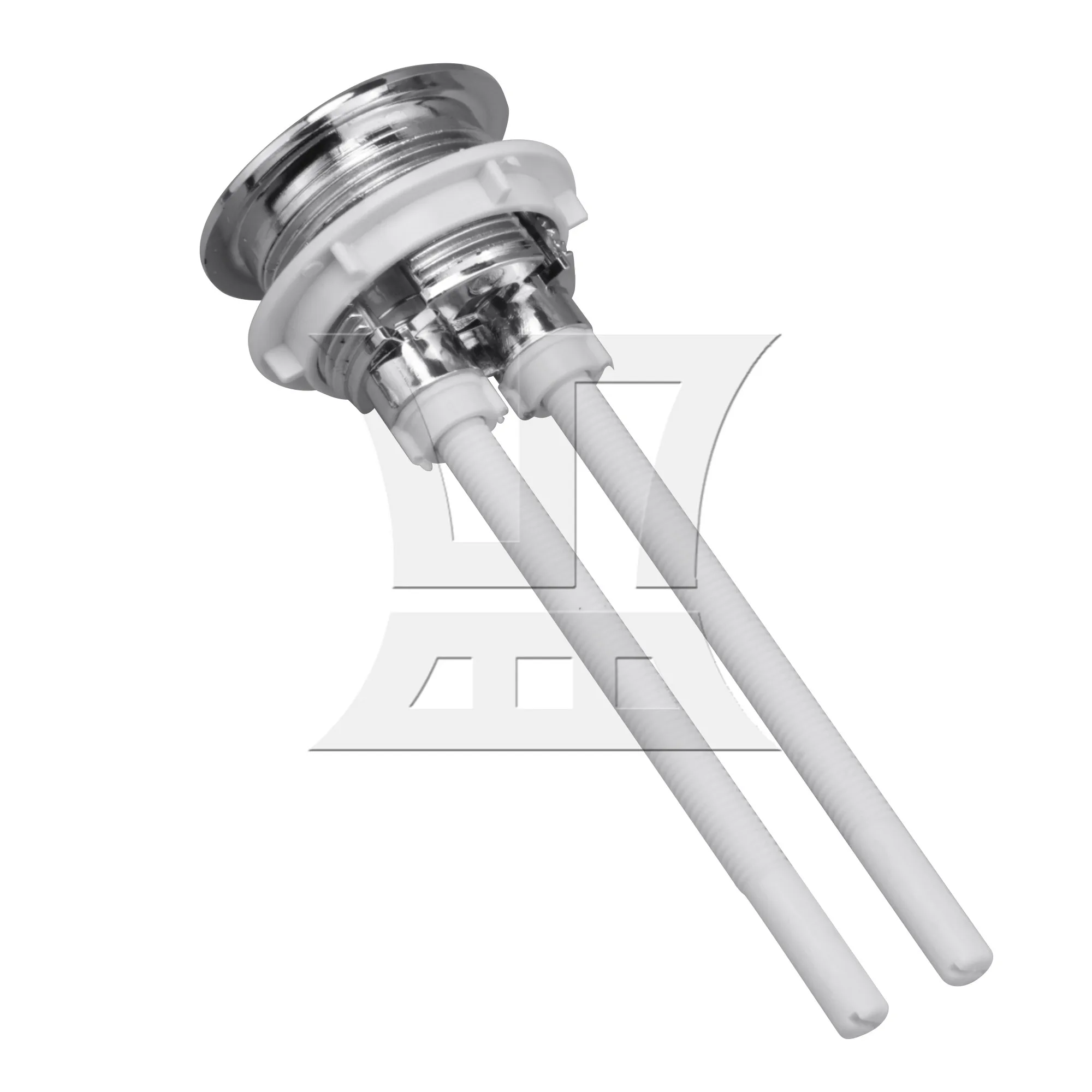 BQLZR Double Press Flush Toilet Tank Replacement Button for Toilet Parts