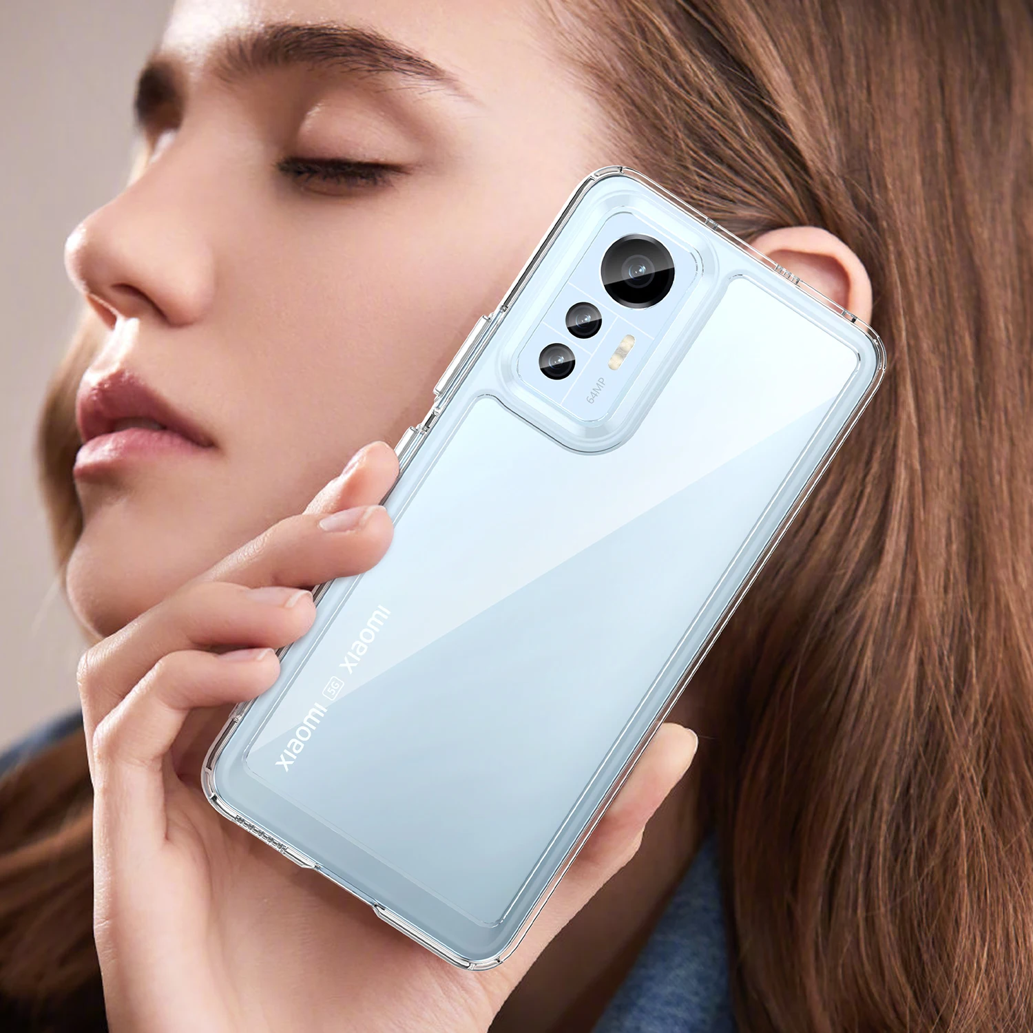 Clear Silicone TPU Phone Case Protective Cover