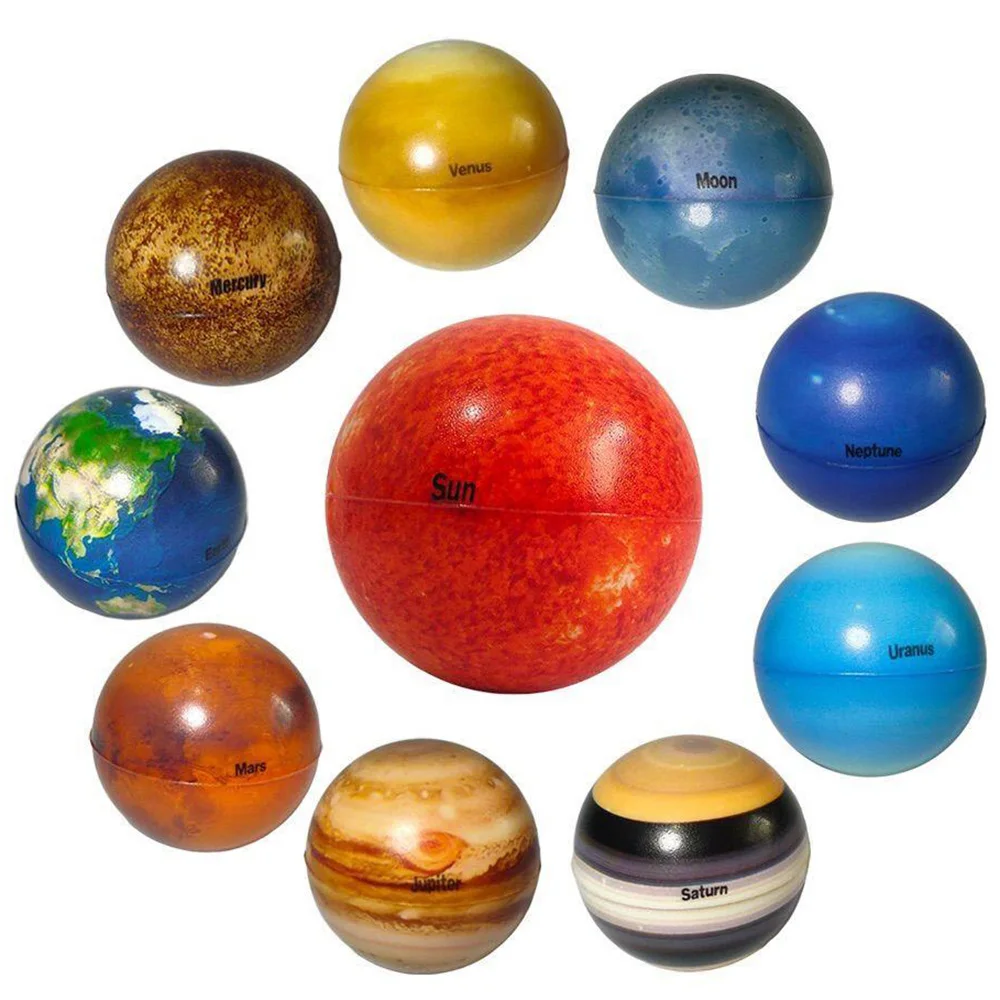 

10pcs Space Birthday Decoration Solar System Mockup for Children Planet Balls Kids Birthday Gifts Favors Supplies
