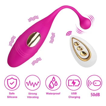 Wireless Vibrator Female Toy With G-Spot Simulator Vaginal Ball Vibrating Love Egg Adults Sex Toys vibrators for women Wireless Vibrator Female Toy With G Spot Simulator Vaginal Ball Vibrating Love Egg Adults Sex Toys