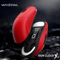 Waizowl OGM CloudXS Mouse Tri-Mode Wireless Ergonomics E-sports Mouse PAW3950 Custom Lightweight 8K Gaming Accessories Gifts