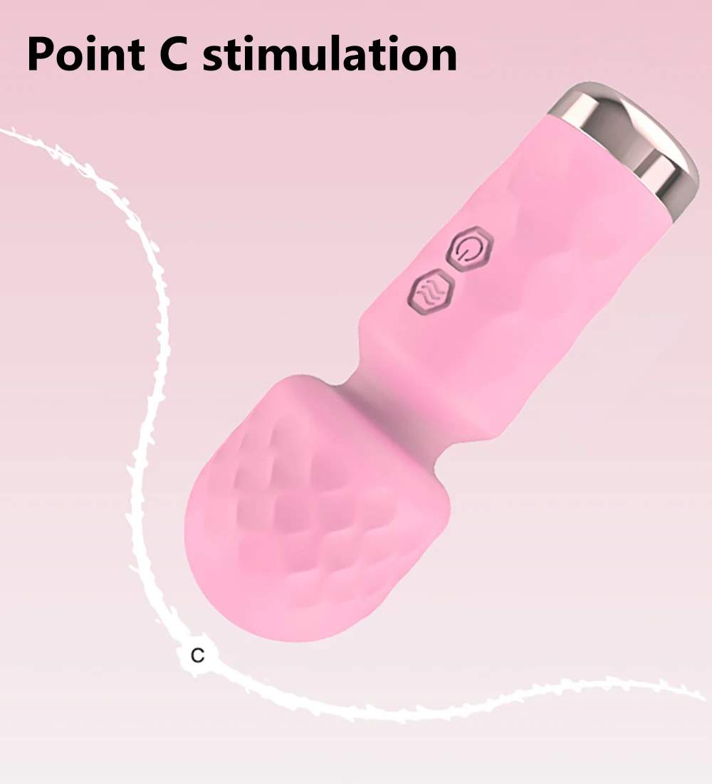 Powerful Mini Rabbit Vibrator Usb Rechargeable Body Massager_voghion.com