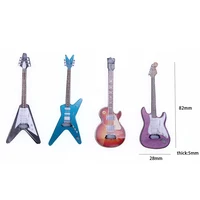 18 Types 1:12 Dollhouse Miniature Accessories Music Electric Guitar Musical Toy House Decor For Kids Fashion Pretend Play Toys 2