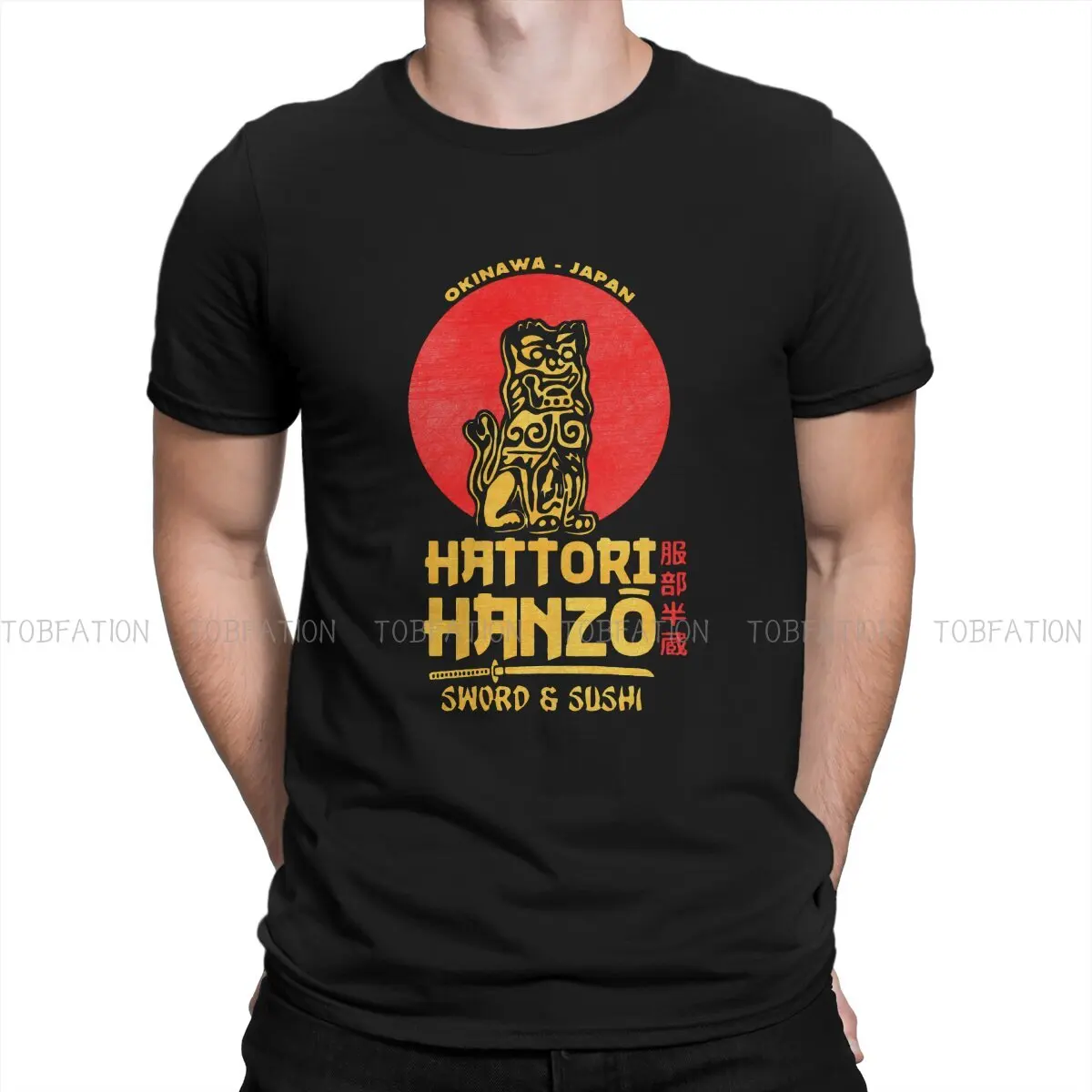 

Hattori Hanzo Kill Bill Quentin Film Tshirt Top Cotton Oversized O-Neck Men's Tops Graphic Men T shirt