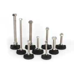 Adjustable Lathe Leg Thread Type Adjustable Levelling Feet Swivel Base Articulating Leveling legs Furniture Glide Pad furniture