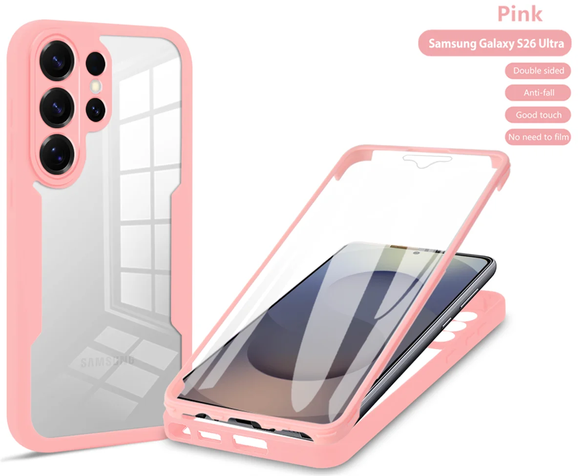 Crystal Clear 360° Protective Phone Case - Impact Resistant & Anti-Shock Design