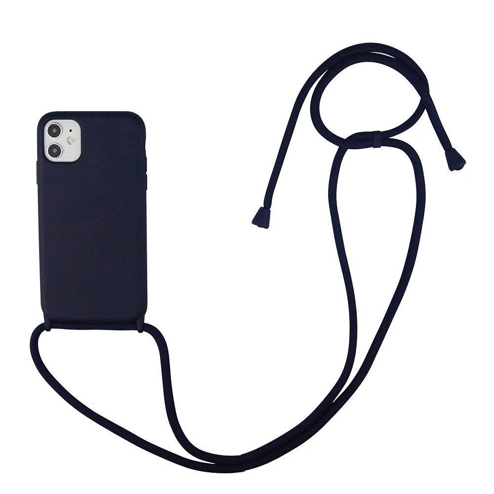 Adjustable Strap Cord Necklace Lanyard Phone Case with Rope Design