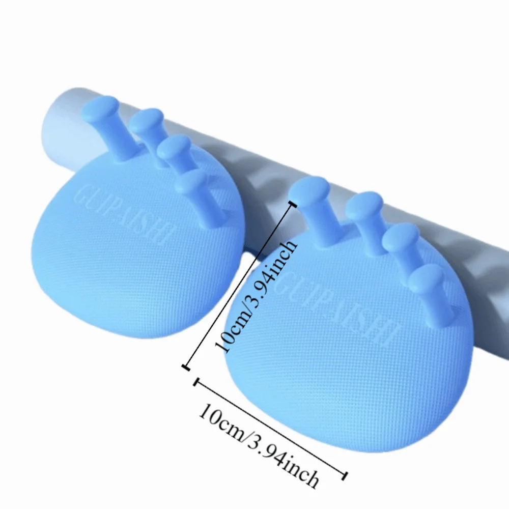 1 Pair Anti Drop Foot Arch Trainer Soft Non Slip Toes Separators Lightweight Silicone Overlapping Toes Corrector Thin Legs