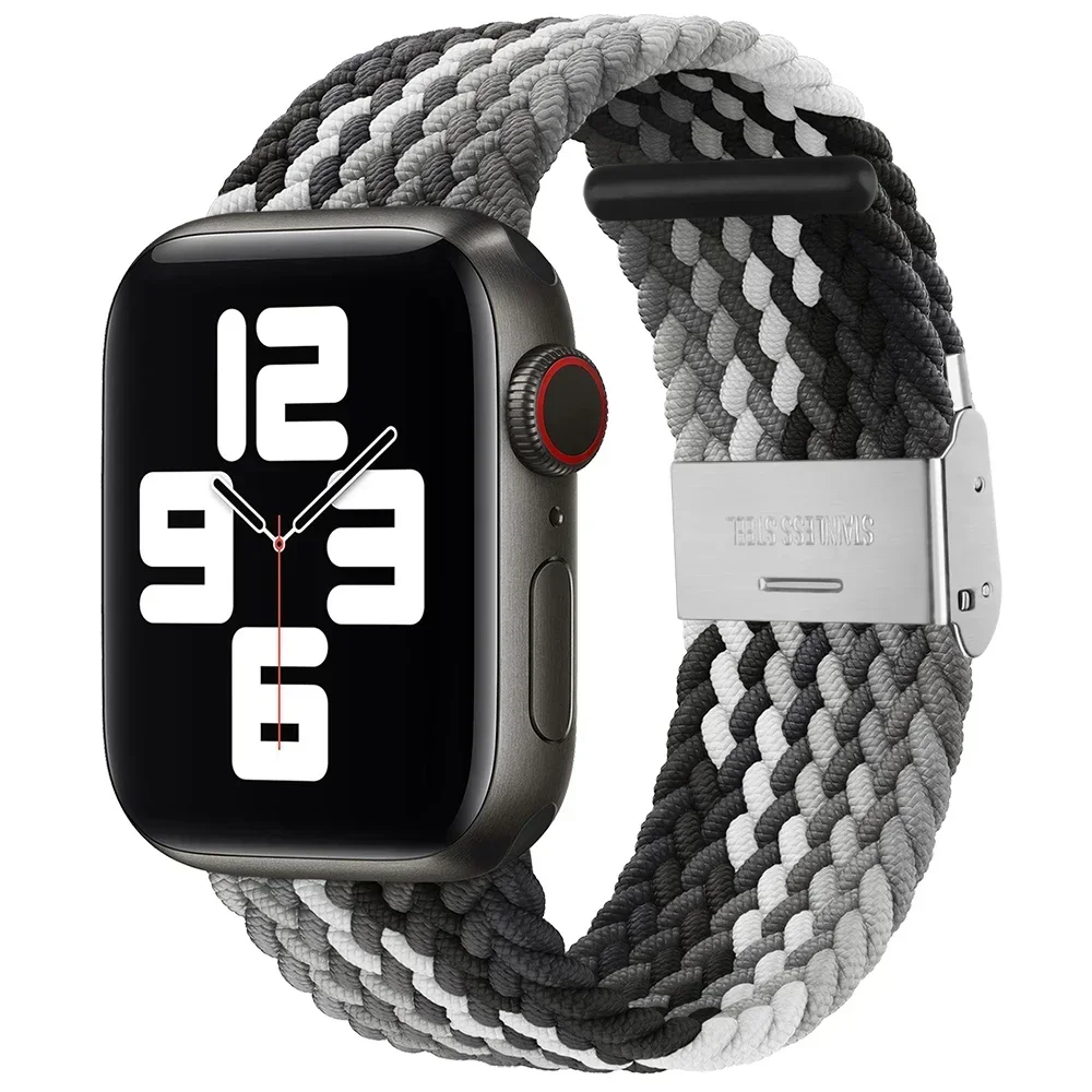 Braided Nylon Elastic Solo Loop Bracelet