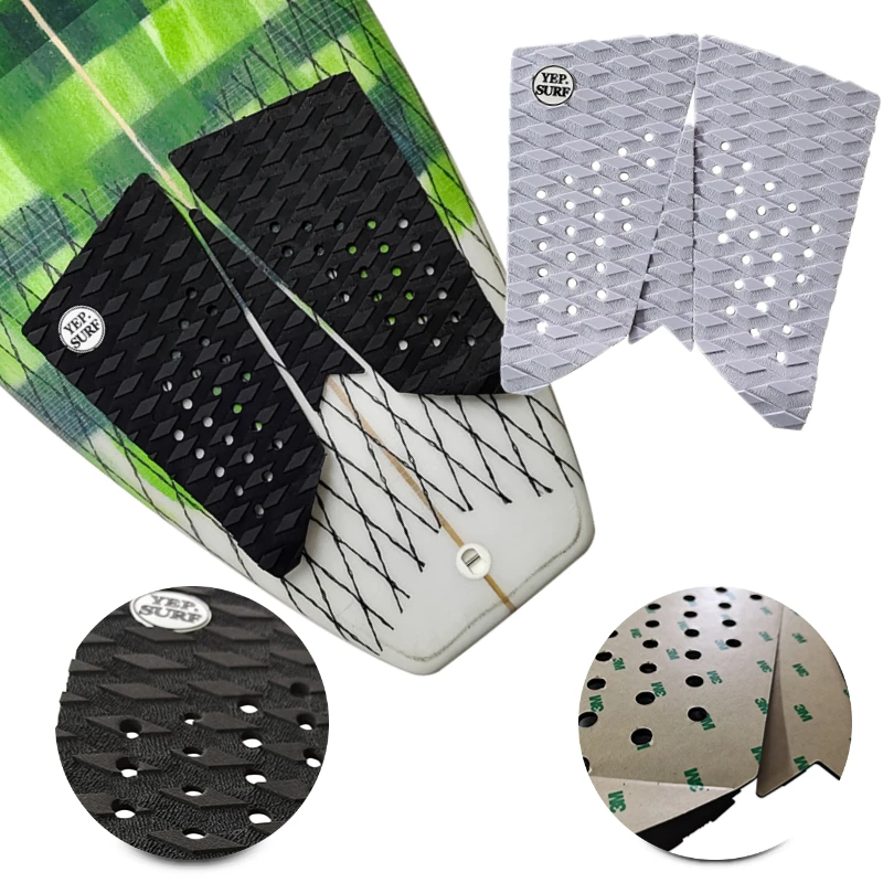 EVA Traction Boards Pads Sup Surfboard Traction Pads Anti Slip Grip Surf Board Deck Cover 3M Glue Sup Tail