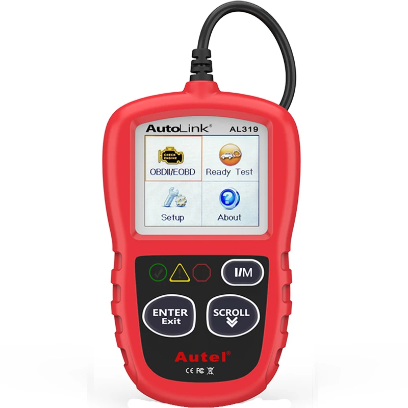 Autel AL319 OBD2 canコードリーダー自動車診断ツール表示フリーズフレームデータobdii obd 2スキャナ自動車  AliExpress