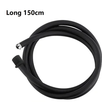 25 to 200cm Long Douche Silicone Enema Syringe Anal Shower Cleaning Head Anal Beads Butt Plug Nozzle Tip Faucet Attachment Gay 4