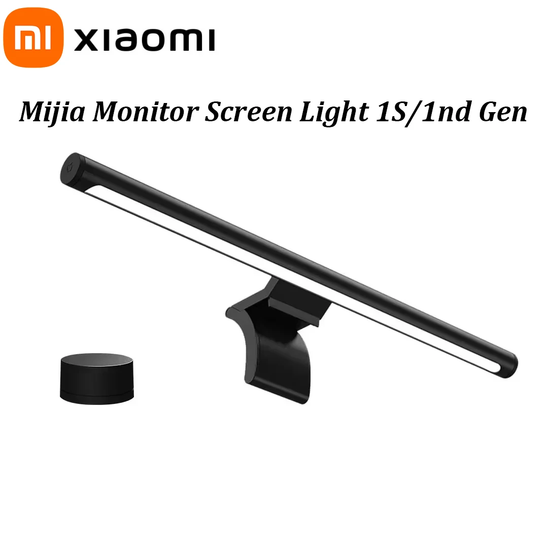 Xiaomi Mijia Desk Lamp Upgraded 1S 1nd Gen Ra95 Remote Control For Computer PC Monitor Screen Bar Hanging Light LED Work Mi Home led lamp