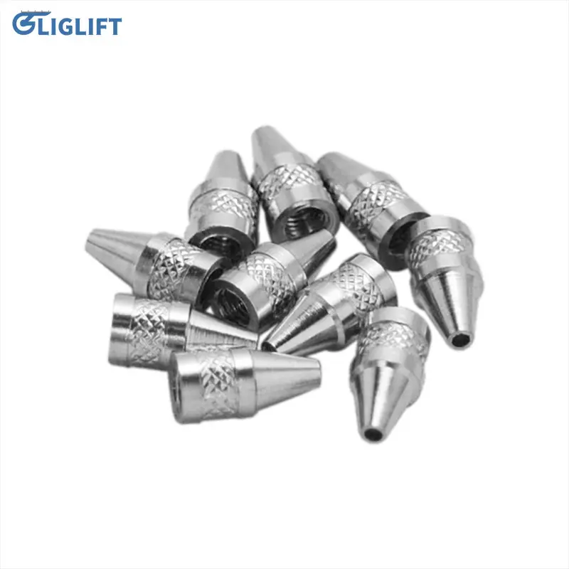 10Pcs/Set 1mm/2mm Nozzle Iron Tips Metal Soldering Welding Tip For Electric Vacuum Solder Sucker/Desoldering Pump Welding Tool