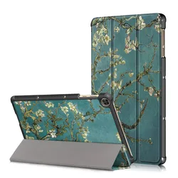 Premium Leather Stand Tablet Cover for 10.1 inch - Painted Hard Protective Case (XH)