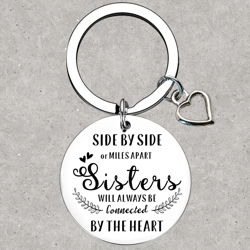 

Hot Sister Gifts from Sister Keychain Friendship Key Rings Girls Sister Birthday chrismas Gifts