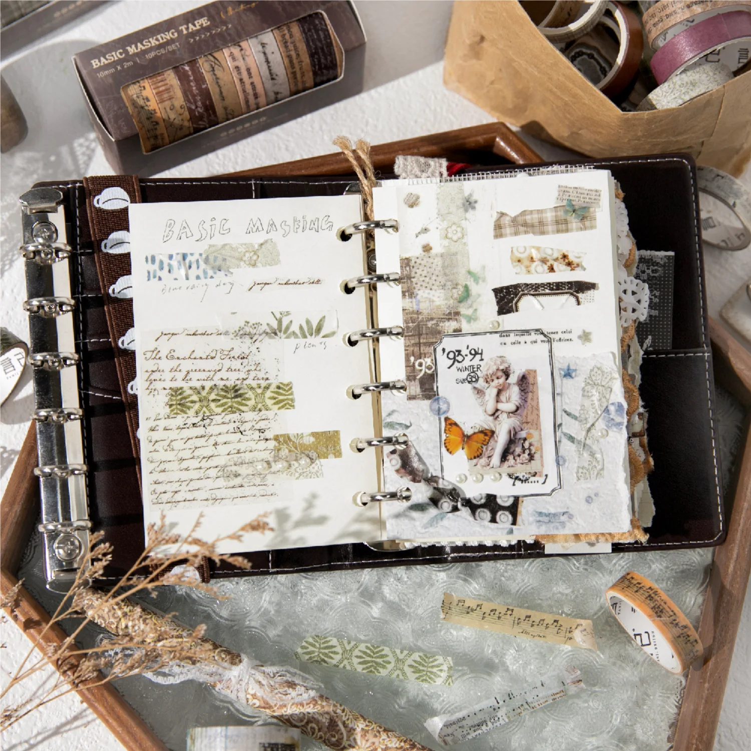 1pcs/1lot 장 접착 테이프 기본 생활용 마스킹 테이프 스크랩북킹 DIY 종..