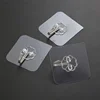 Transparent Wall Hooks Hangers Self Adhesive Door Wall Hangers Hooks Suction Heavy Load Rack For Kitchen Bathroom Accessories 6
