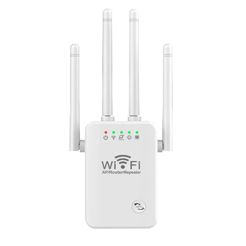 300M Wifi Router Ripetitore Wireless 2.4G Ripetitore Di Segnale Extender 4 Antenna Router Amplificatore Di Segnale Per La Casa