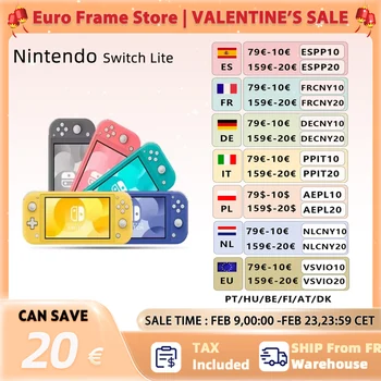 Nintendo Switch Lite Console di gioco portatile Nintendo Switch Archiviazione interna 32G Touch screen LCD da 5,5 pollici Bluetooth 4.1 Coral