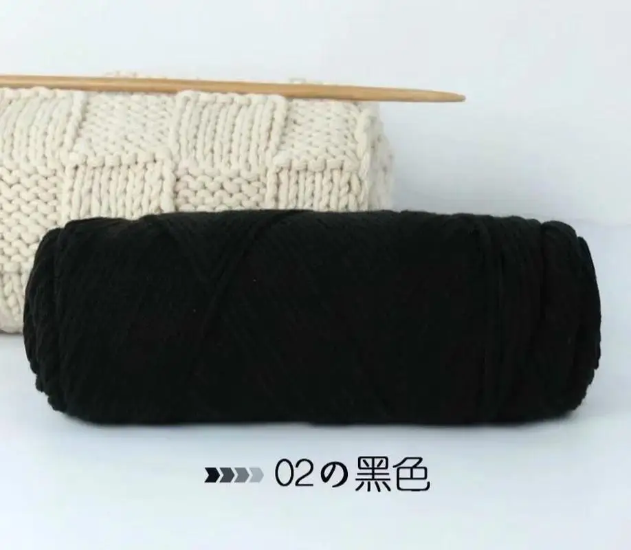 뜨개질 울 애호가용 면사 8겹 스카프 실 밀크 코튼 베이비 스틱 니들 스탬프 자수실
