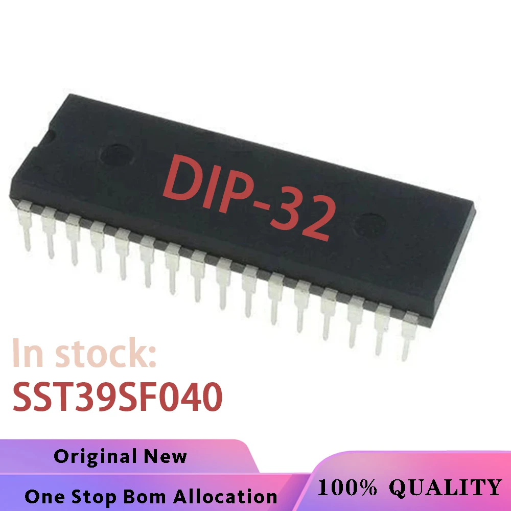 

(5-10 шт.) SST39SF040 SST39SF040-70-4C-PHE встроенный Чипсет DIP32
