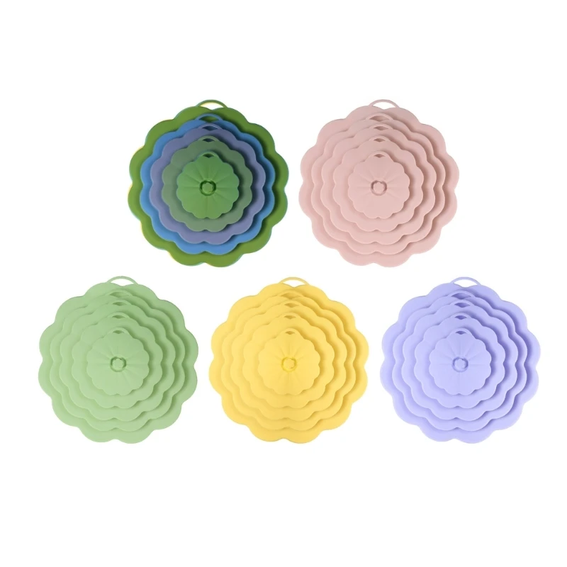 

Y1UU Kitchen Portable Handle Microwave Heating Food Bowl Cover Dust Proof Pot Cover