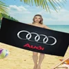 Anime Bath Towel Beach Towels Large Audi Logo Spa Bathing Towels Adults Bathrobe Girl Bathroom Size Christmas Robe Home Textile 6